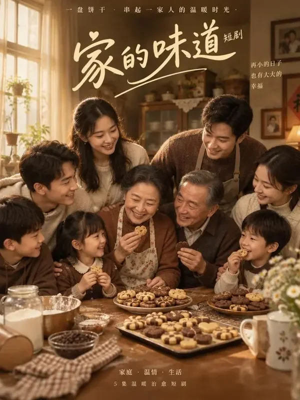 饼干家族的秘密 封面 - AI在线短剧