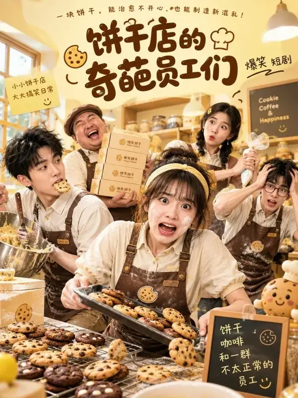 笑翻饼干店 封面 - AI在线短剧